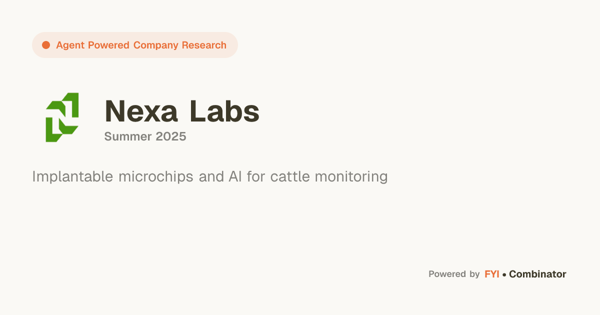 Nexa Labs | FYI Combinator